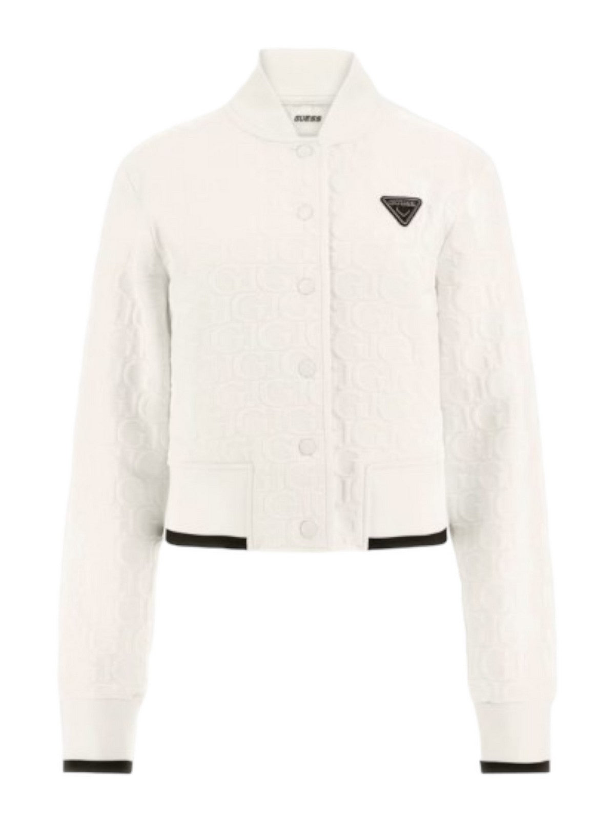 GUESS SPORT Felpa Donna Cheri Baseball Sweat V4RQ07 KBSL0 F0AH Bianco - Stilato