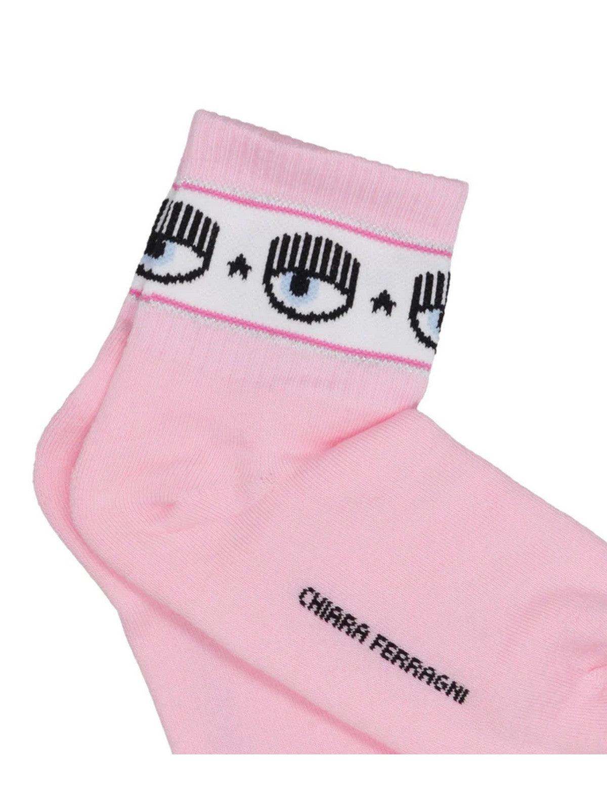 CHIARA FERRAGNI Calzini Donna 75SB0J21 ZG043 439 Rosa - Stilato