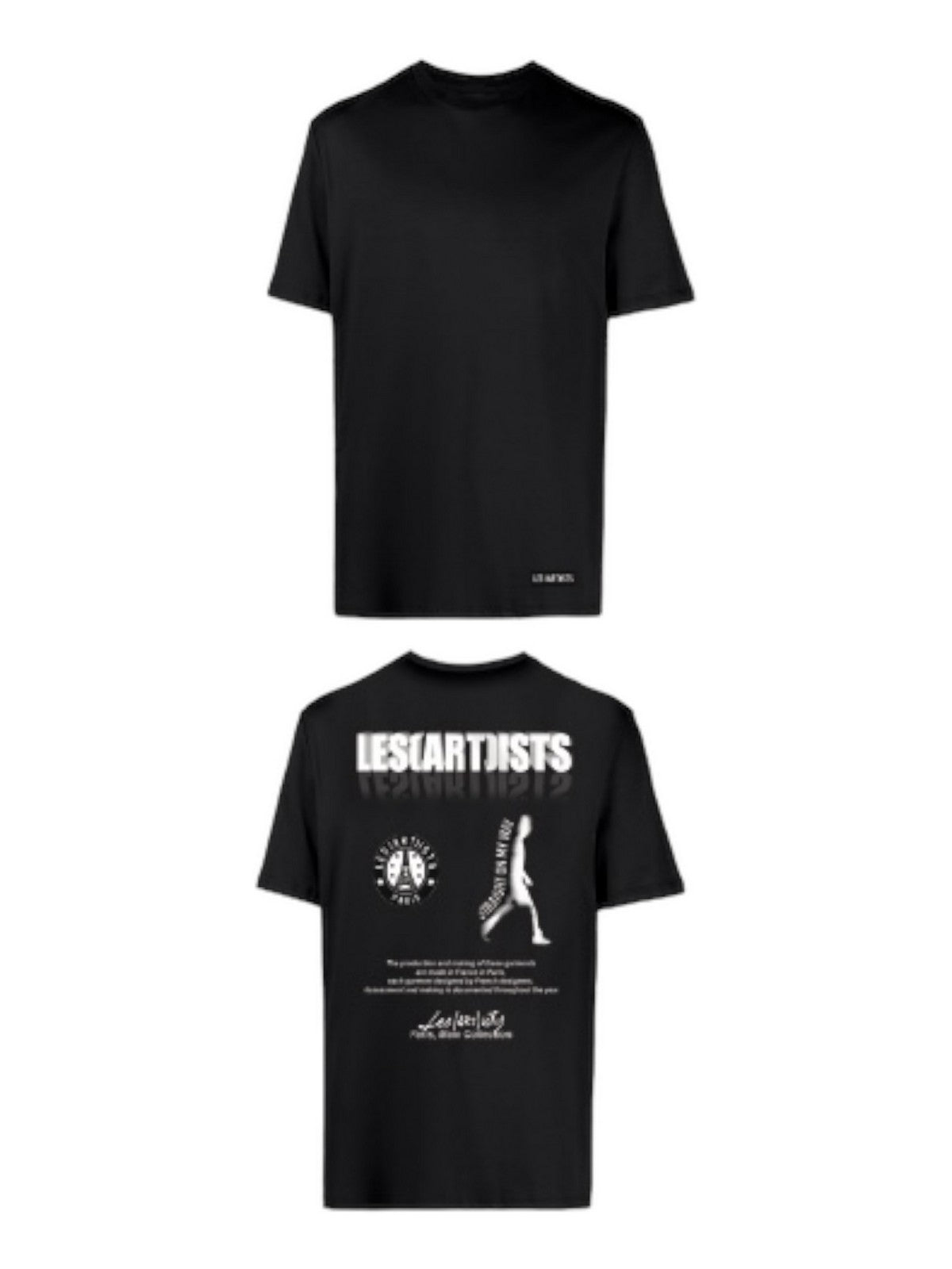 LES ARTISTS T-Shirt e Polo Uomo 24SSLATS561 Nero - Stilato