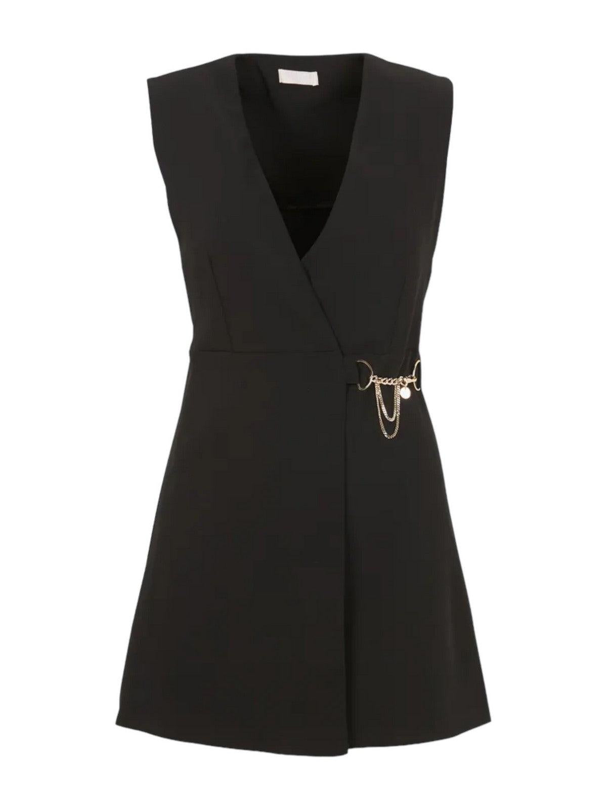 LIU JO WHITE Abito Donna WF3147T7982 22222 Nero - Stilato