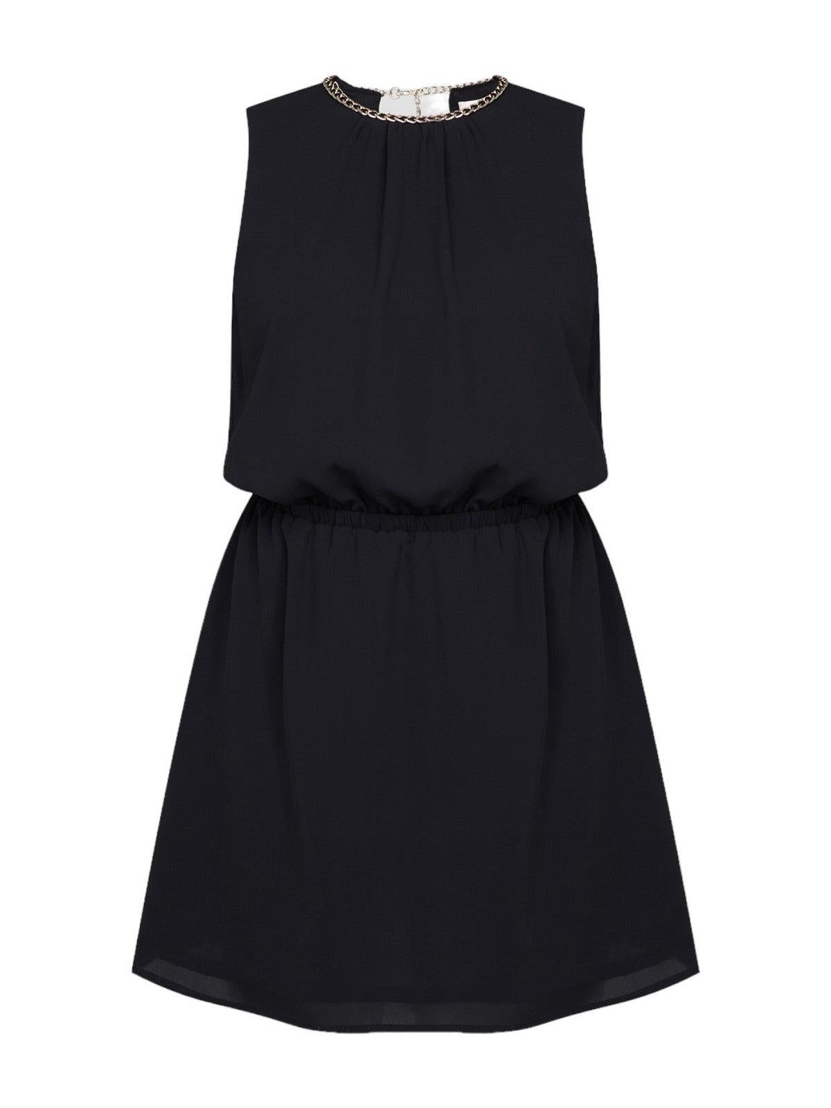 LIU JO WHITE Abito Donna MA4192T4434 22222 Nero - Stilato