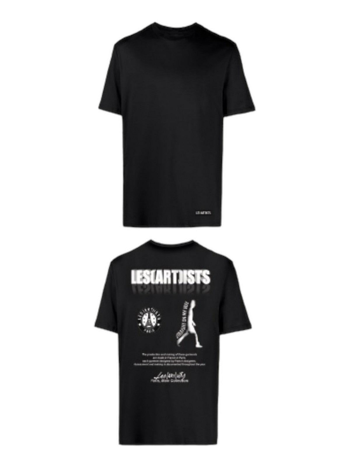 LES ARTISTS T-Shirt e Polo Uomo 24SSLATS561 Nero - Stilato