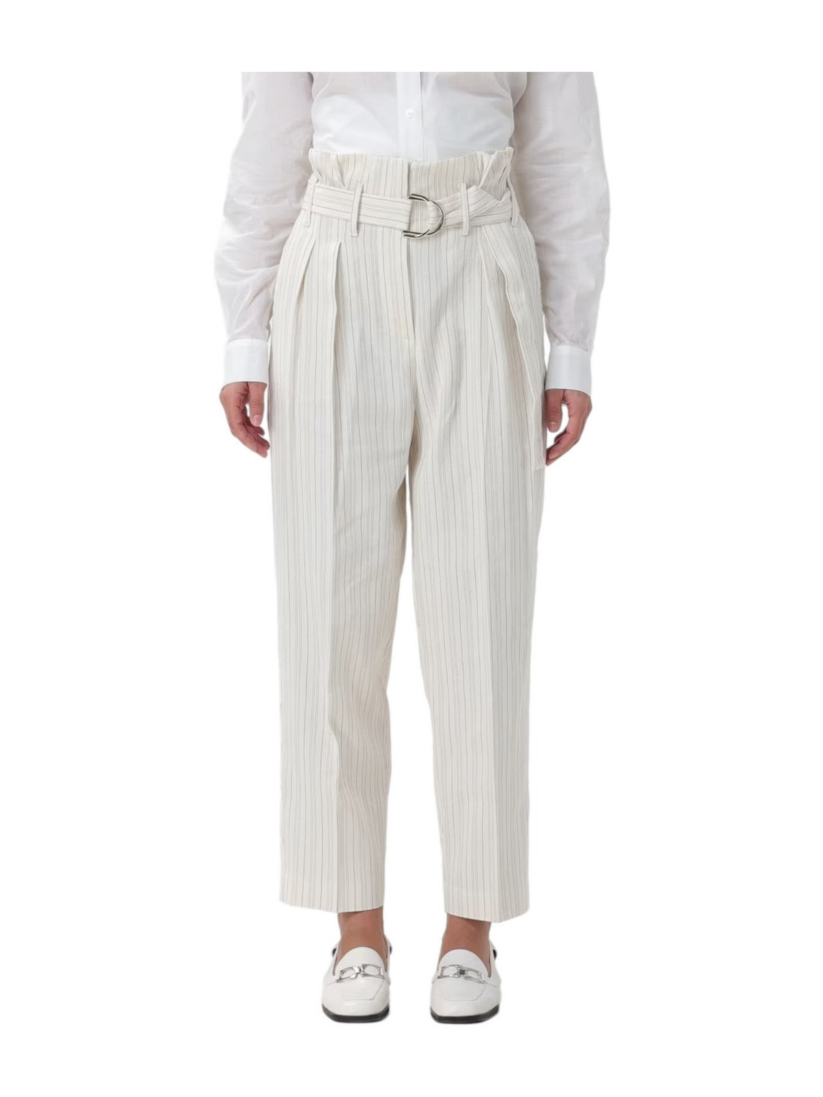 LIU JO BLACK Pantalone Donna CA4320T3790 N9037 Bianco - Stilato