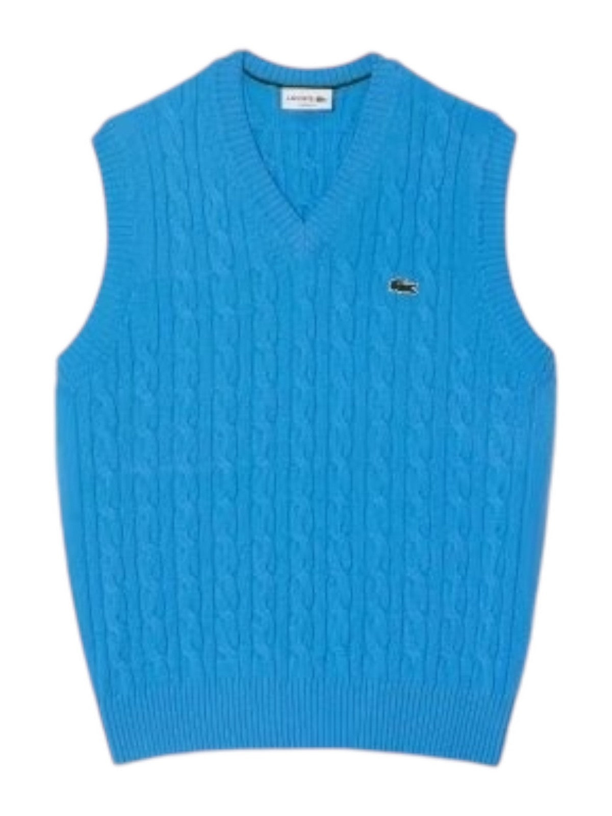 LACOSTE Gilet Uomo AH3132 4XA Blu - Stilato