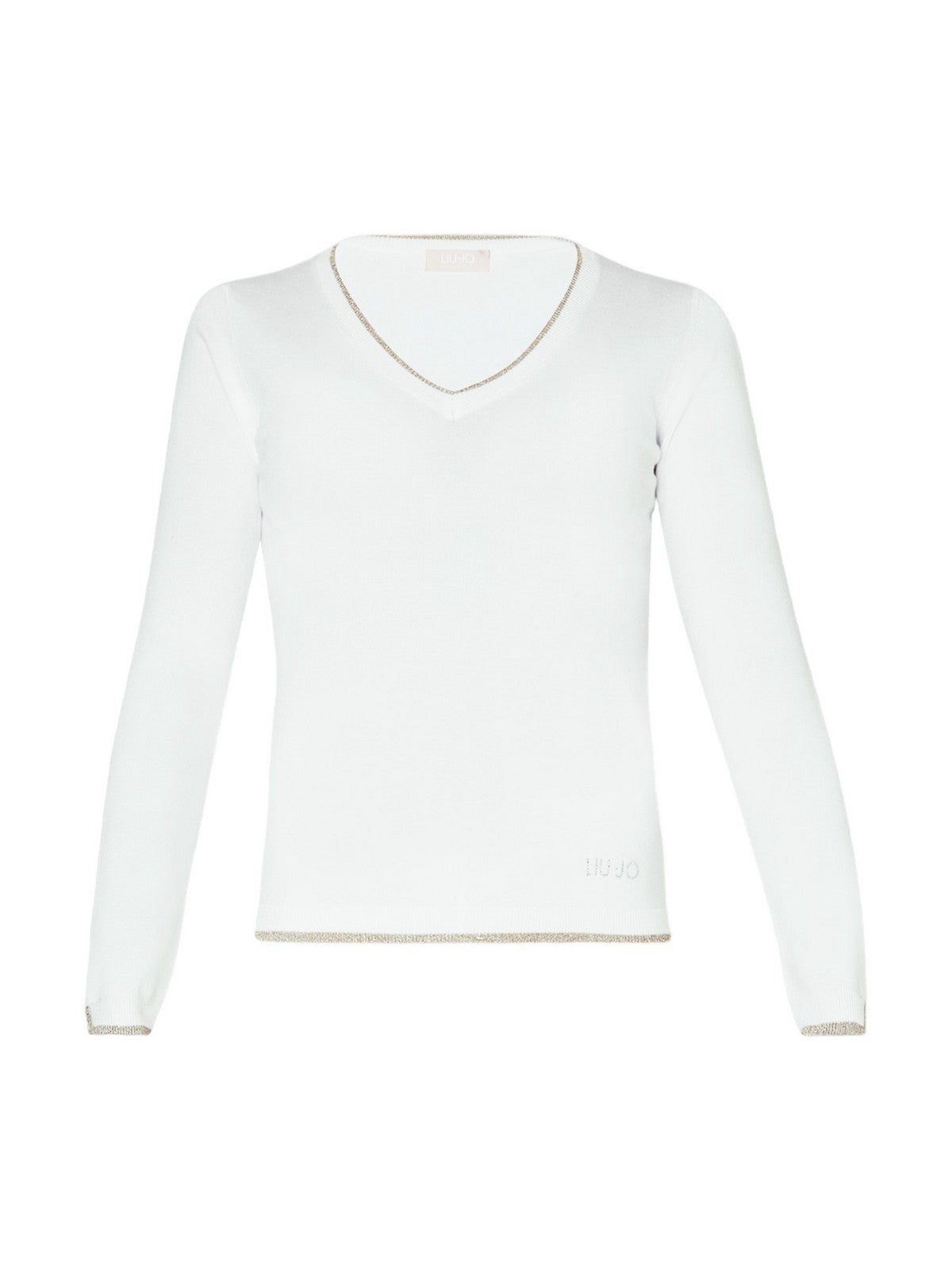LIU JO WHITE Maglia Donna MA4073MS49I 11111 Bianco - Stilato