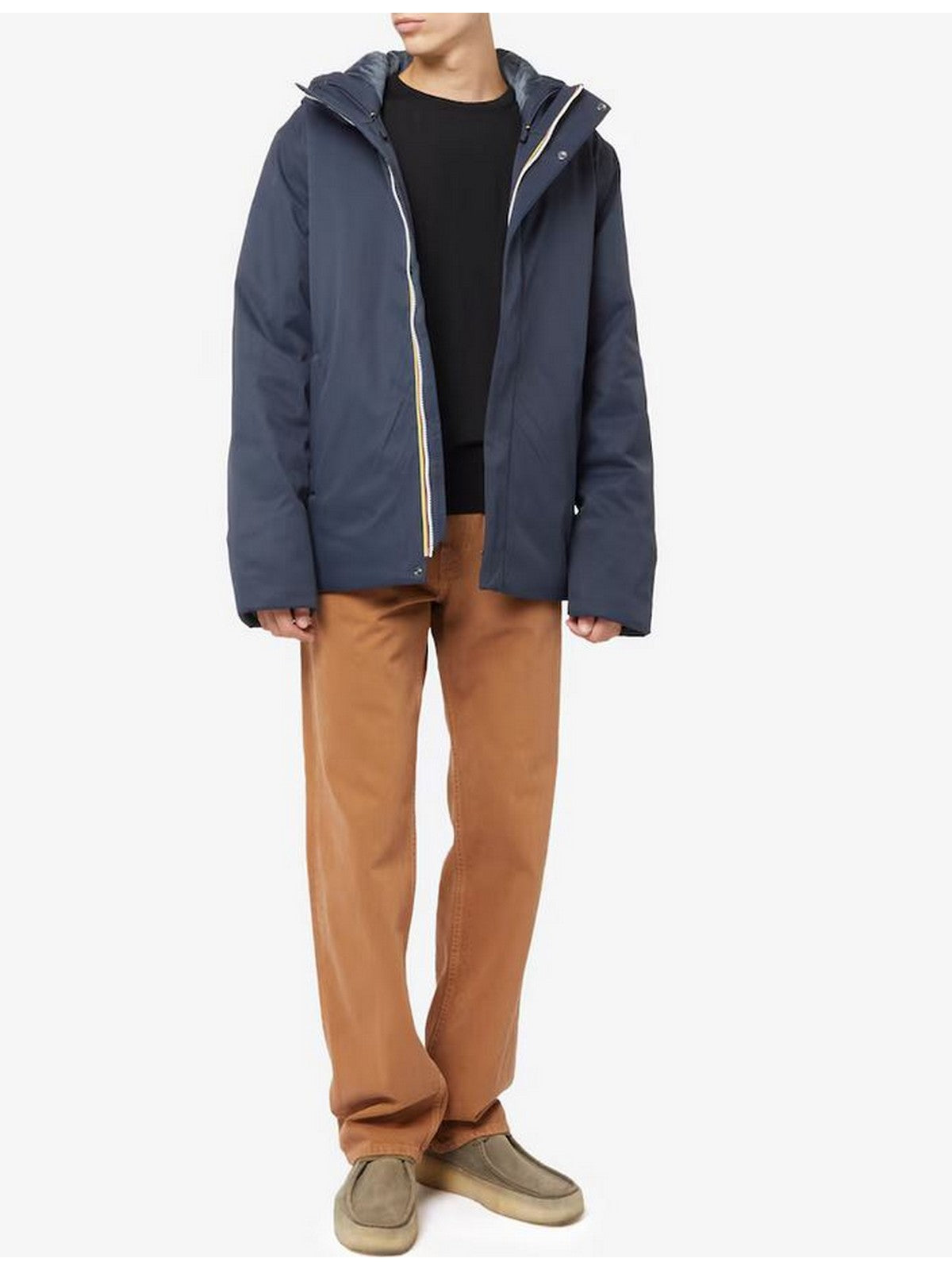 K-WAY Giubbino Uomo JACKO TWILL MARMOTTA K8133DW AL9 Blu - Stilato