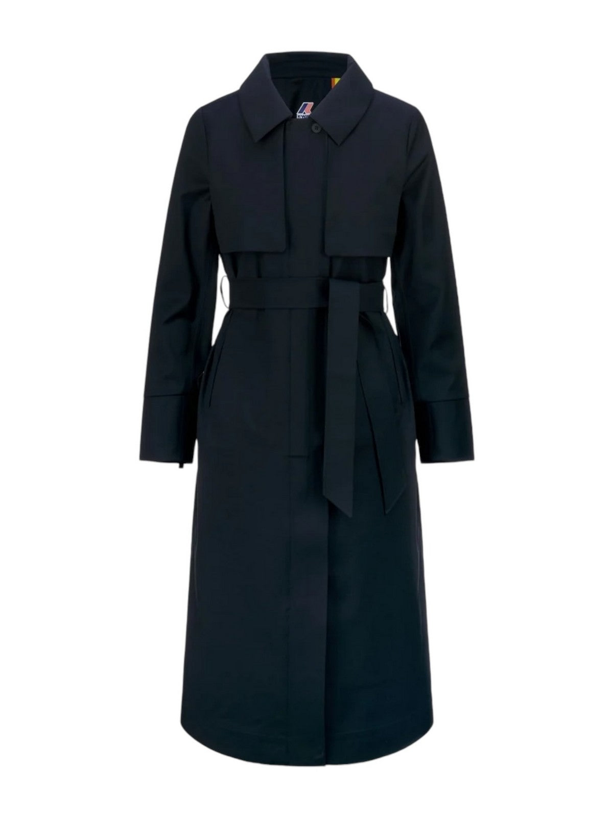 K-WAY Trench Donna JESEL TECH WOOL BLEND K51365W AR0 Blu - Stilato