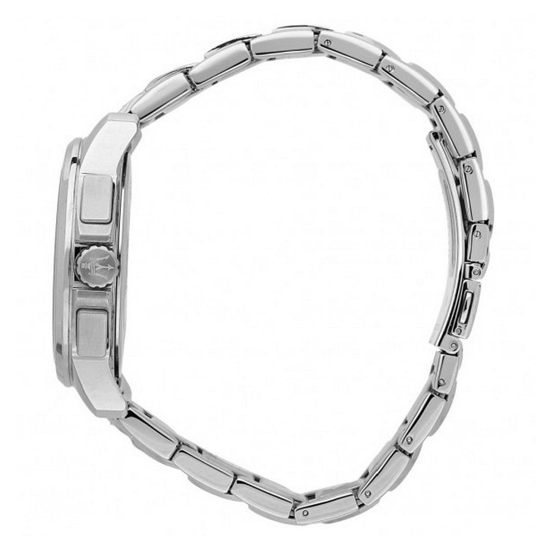 Orologio Uomo Maserati Successo Solar 44Mm Blue Dial Br Ss - R8873645004 - Stilato