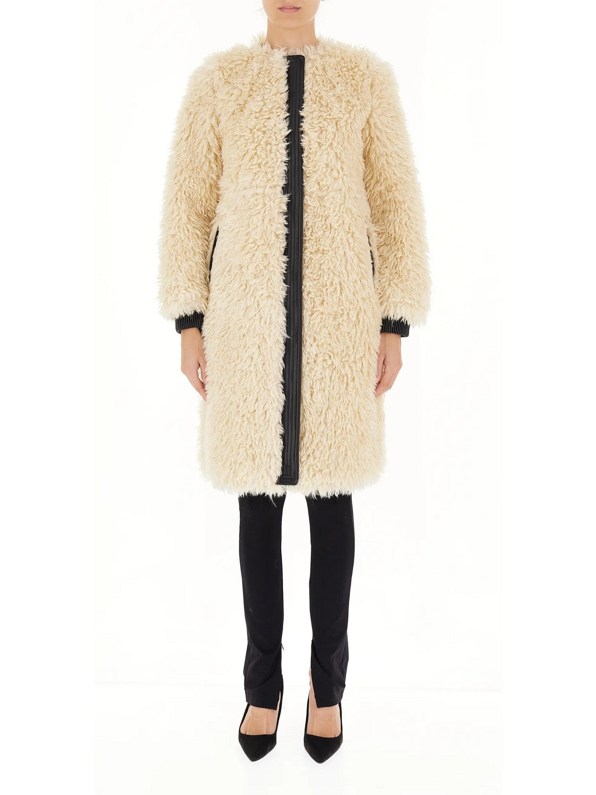 PATRIZIA PEPE Cappotto Donna 2O0140 E054 J4C6 Bianco - Stilato