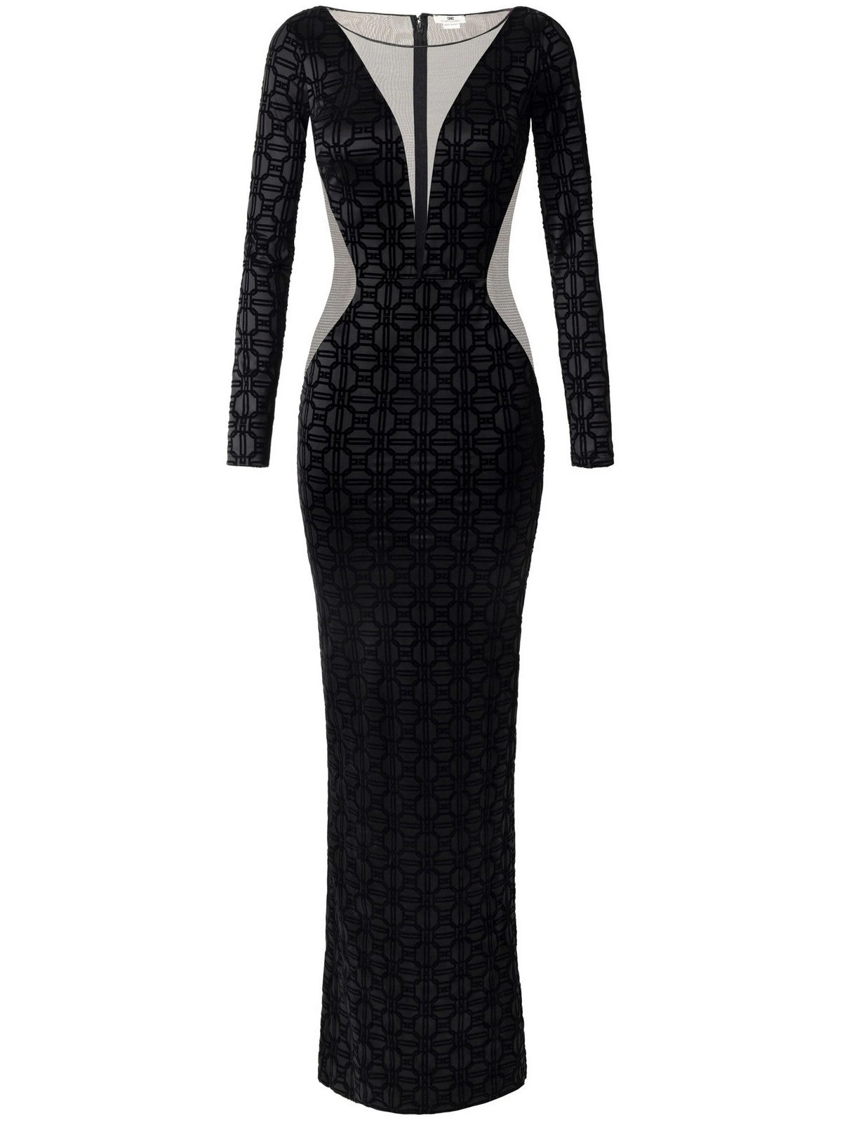 Γυναικείο Μαύρο Φόρεμα Elisabetta Franchi AB73747E2 110 - Στυλιζαρισμένο