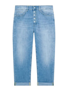 Vaqueros DONDUP Koons Jewel para mujer DP268B DS0145D GU7 800 Azul - Elástico