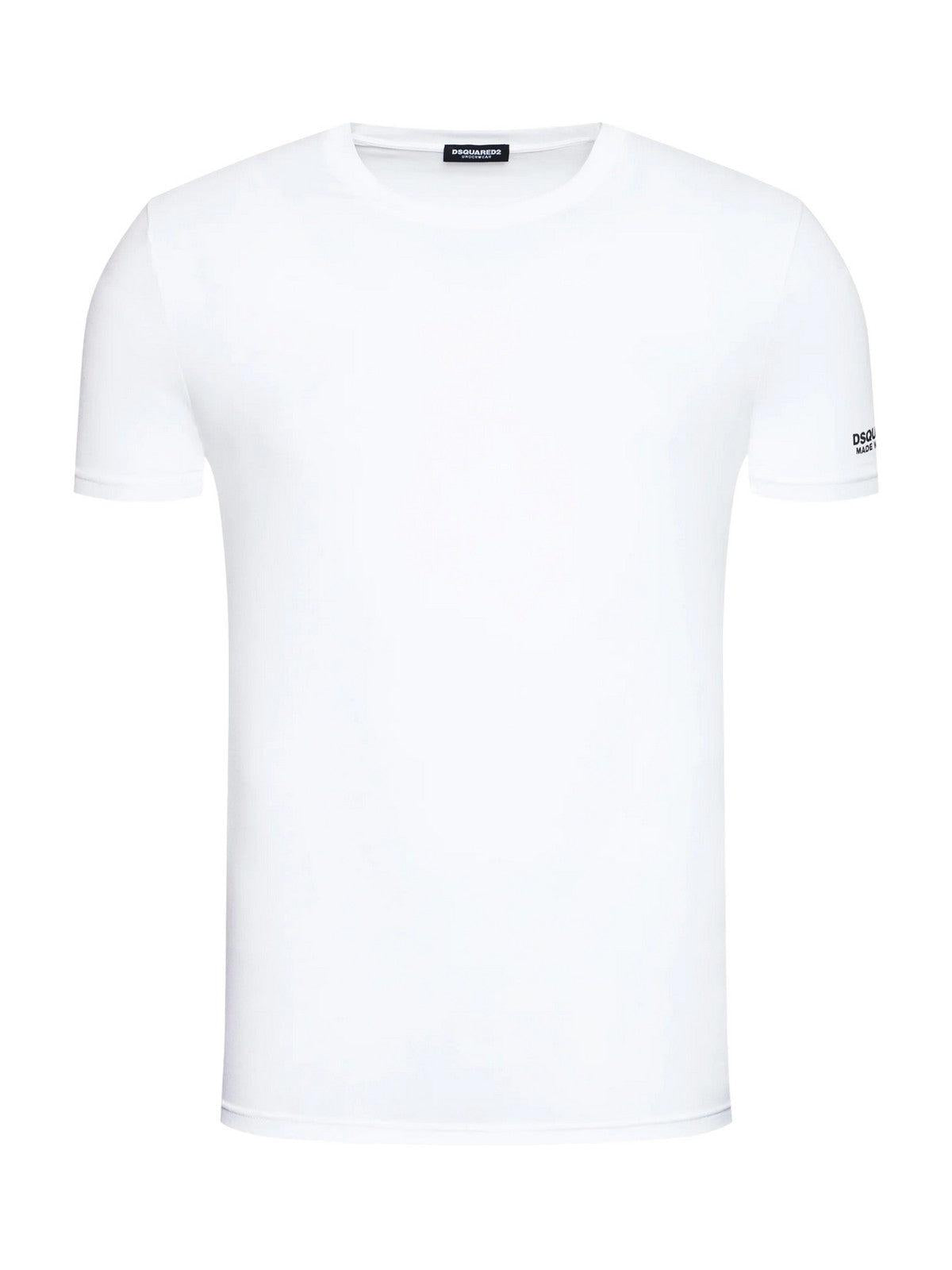 Ανδρικό T-Shirt και Πόλο DSQUARED2 D9M203520 100 Λευκό - Styled