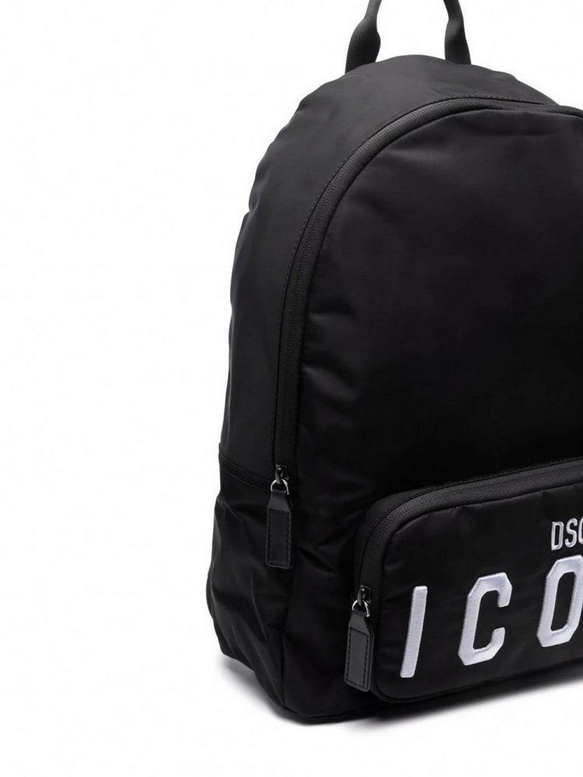 Mochila DSQUARED2 para niños y adolescentes DQ0604 D005T DQ900 Negro - Styled