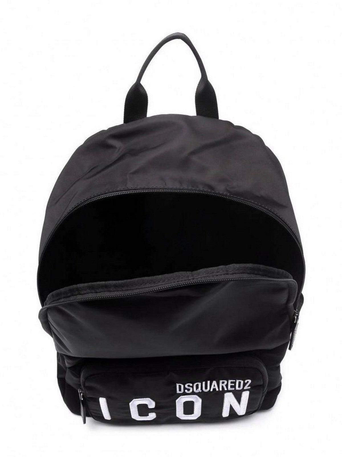 Mochila DSQUARED2 para niños y adolescentes DQ0604 D005T DQ900 Negro - Styled