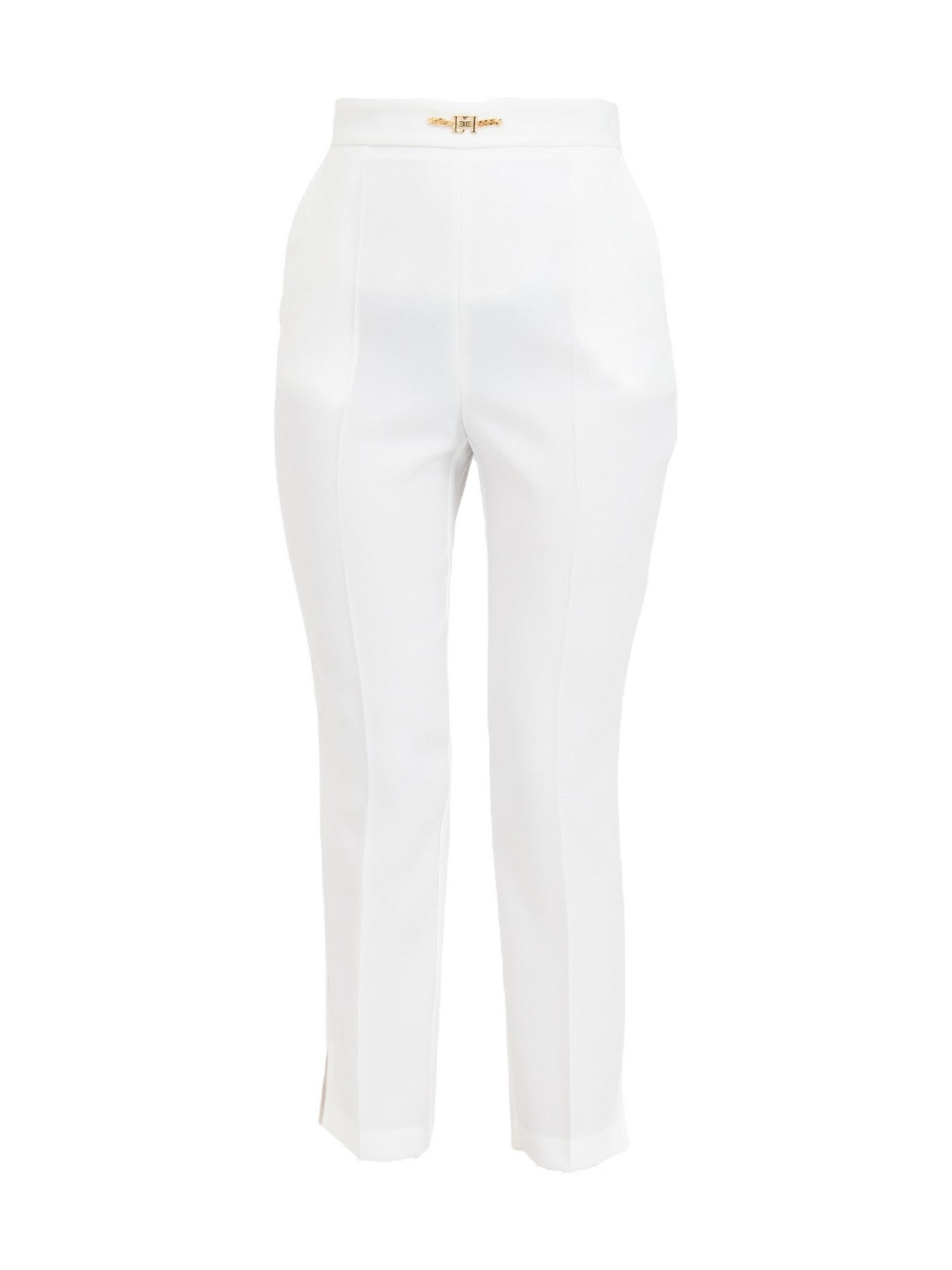 ELISABETTA FRANCHI Pantalón de mujer PA02341E2 360 Marfil - Elástico