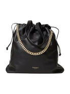 TWINSET Borsa Donna DRAWSTRING LEATHER 242TB7210 00006 Nero - Stilato