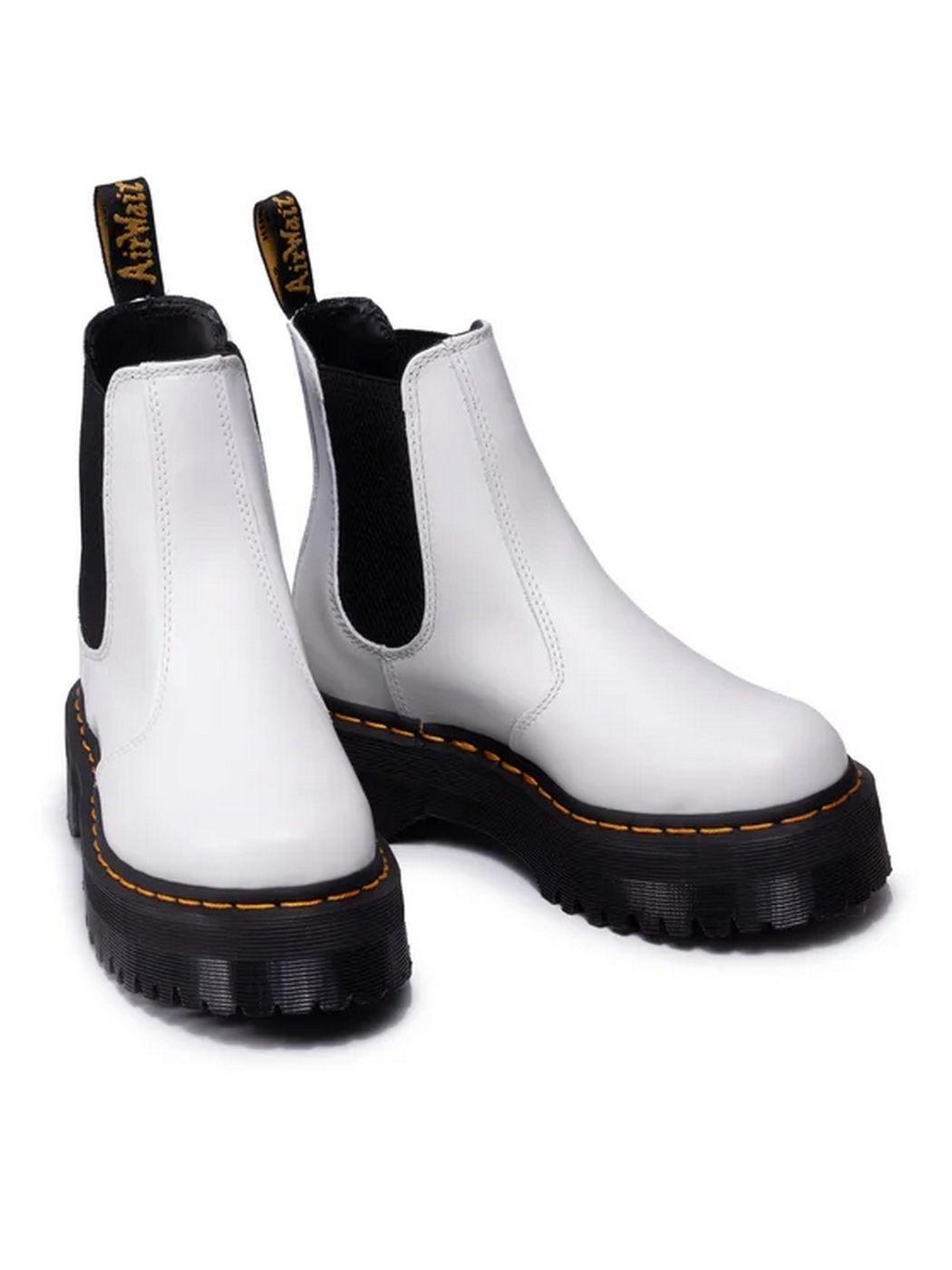 Γυναικείες Μπότες και Μπότες Αστραγάλου DR. MARTENS 2976 Quad 25055100 Λευκό - Στιλέτο