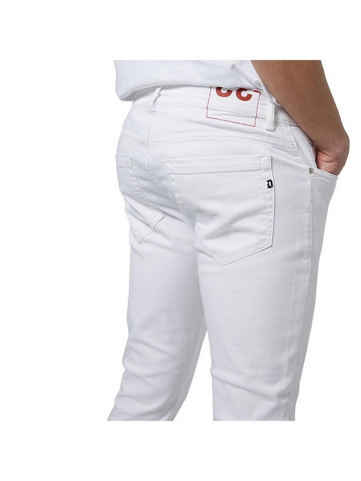 Vaqueros DONDUP para hombre UP232 BS0030U PTD 000 Blanco - Elástico
