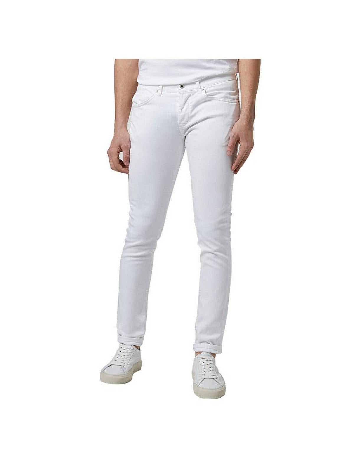 Vaqueros DONDUP para hombre UP232 BS0030U PTD 000 Blanco - Elástico