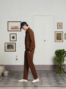 Pantalón de hombre CIRCOLO 1901 CN3820 685 Marrón - Recto