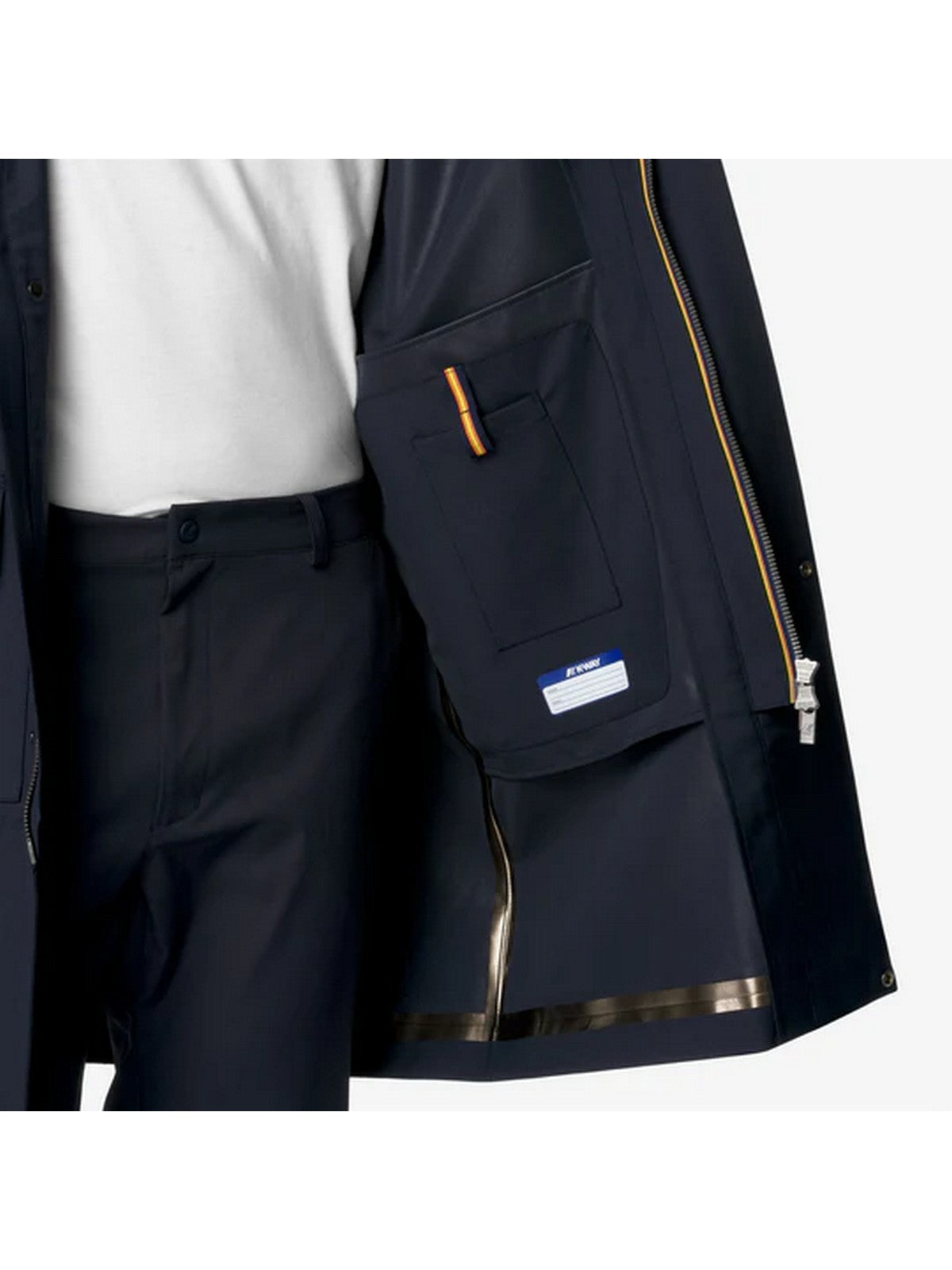 K-WAY Giubbino Uomo POIROL TECH WOOL BLEND K51368W AR0 Blu - Stilato