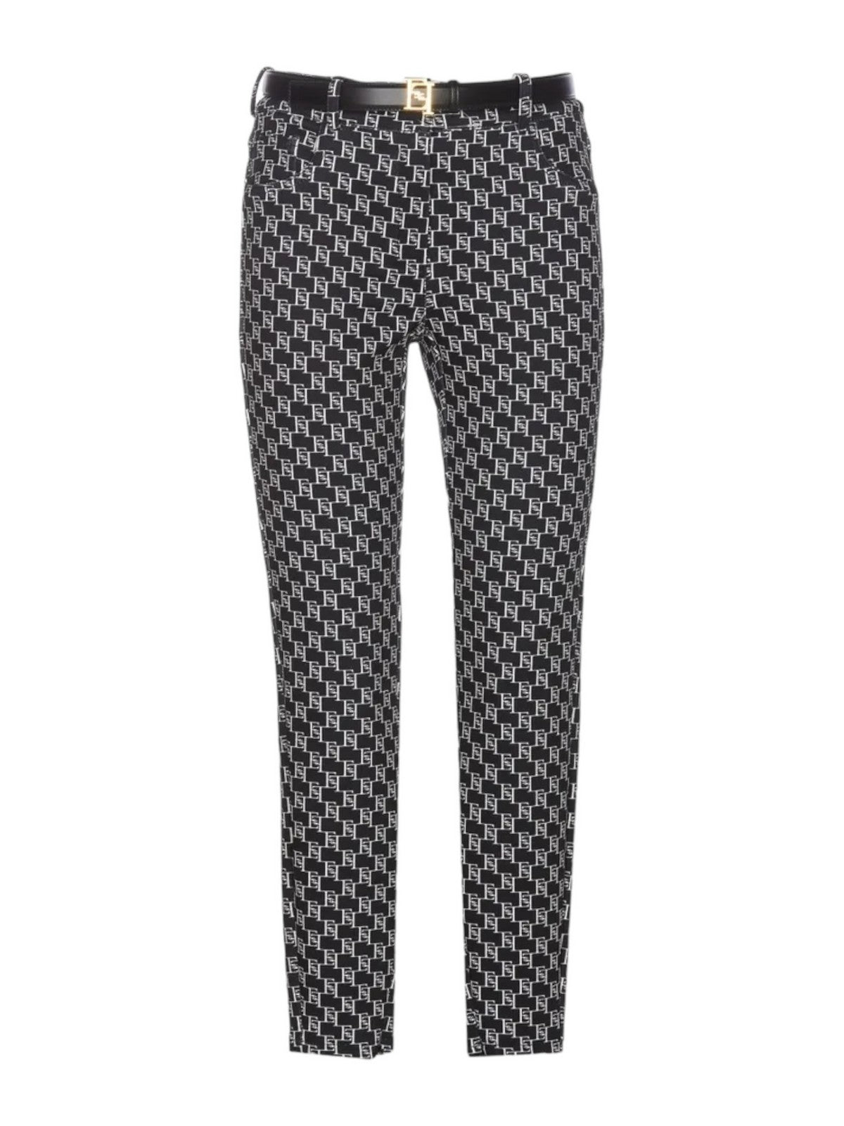 Pantalón de mujer ELISABETTA FRANCHI PA02041E2 685 Negro - Elástico