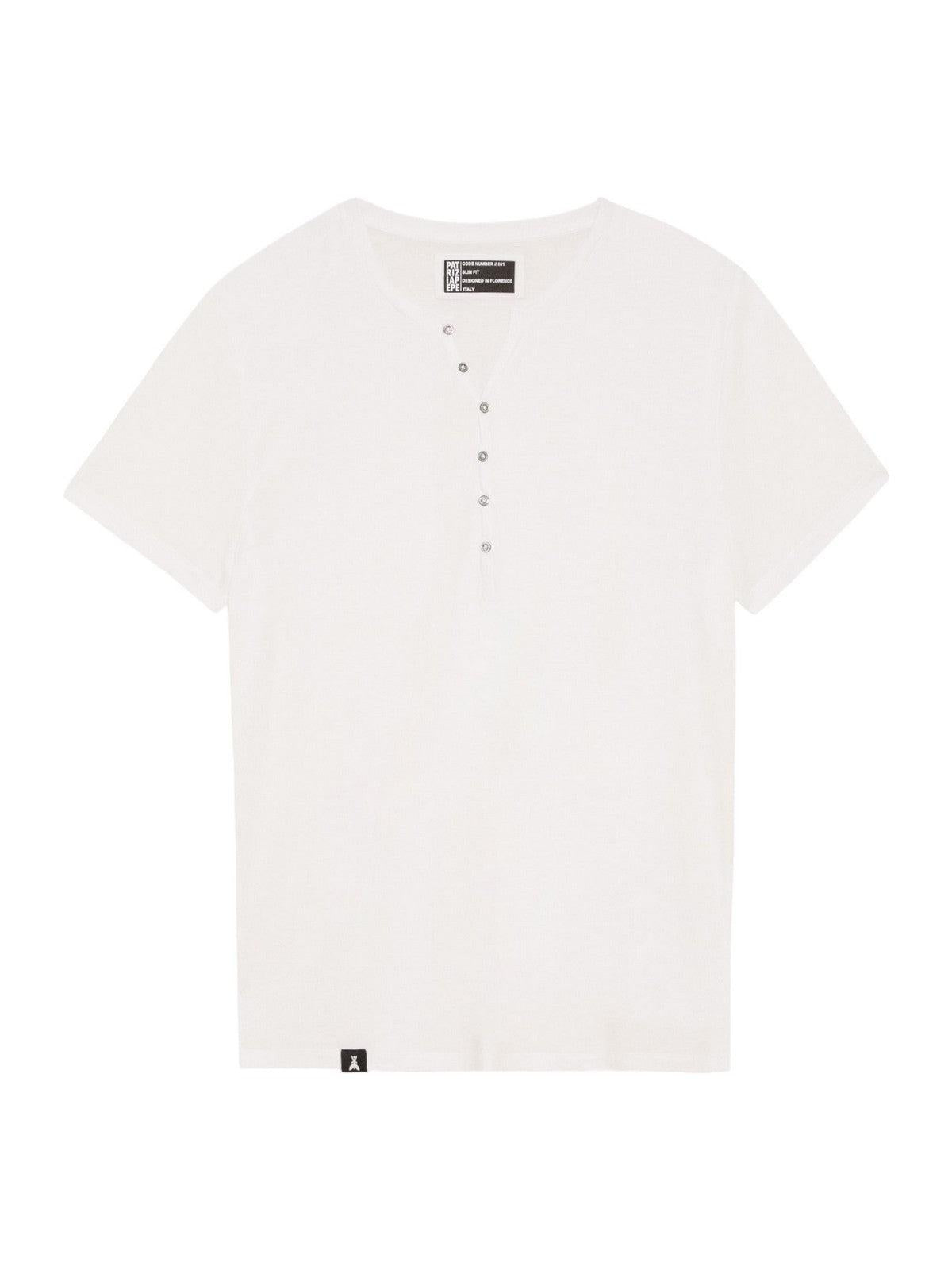 PATRIZIA PEPE Ανδρικό T-Shirt και Πόλο 5M1267 JT23 W103 Λευκό - Στυλιζαρισμένο