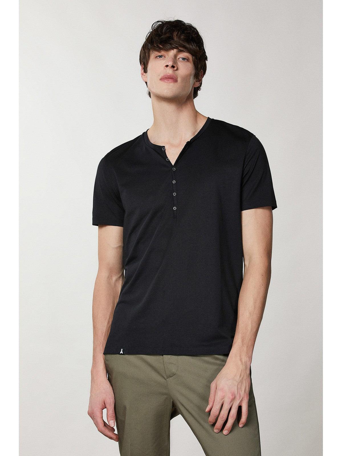 PATRIZIA PEPE Ανδρικό T-Shirt και Πόλο 5M1267 JT23 K102 Μαύρο - Στυλιζαρισμένο