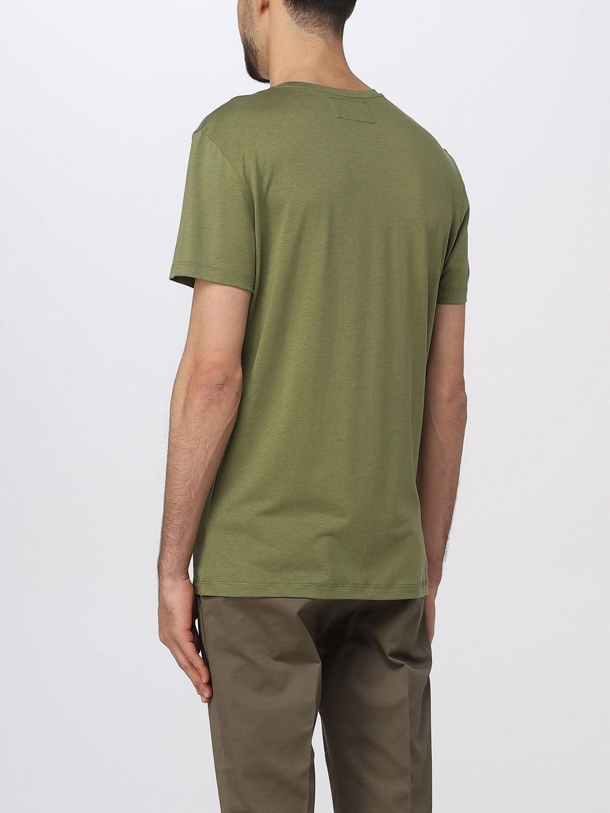 PATRIZIA PEPE Ανδρικό T-Shirt και Πόλο 5M1343 JT23 G553 Πράσινο - Στυλιζαρισμένο