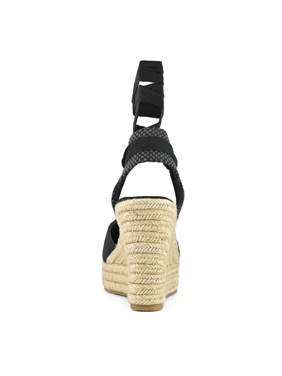 COLORES DE CALIFORNIA Tacón de cuña para mujer CAPRI04 BLA Negro - Stiletto