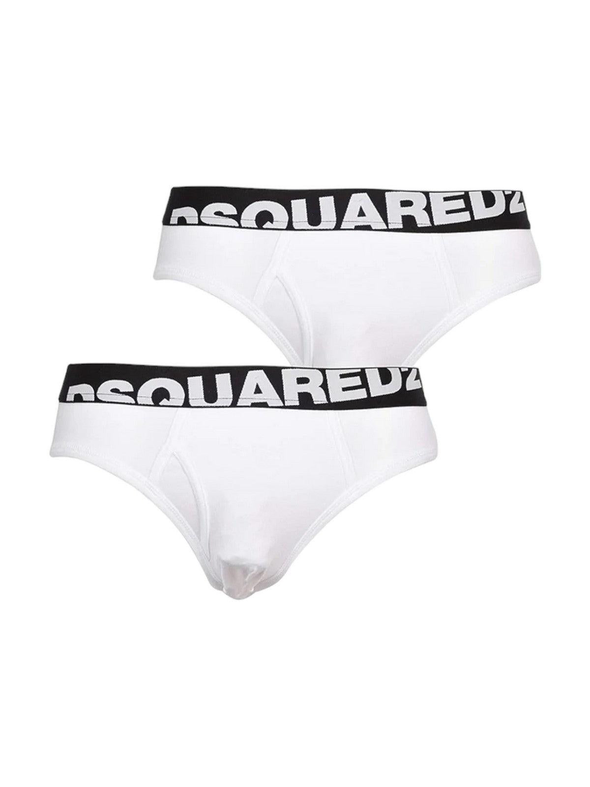 DSQUARED2 Ανδρικά Σλιπ DCX67003 100 Λευκό - Styled