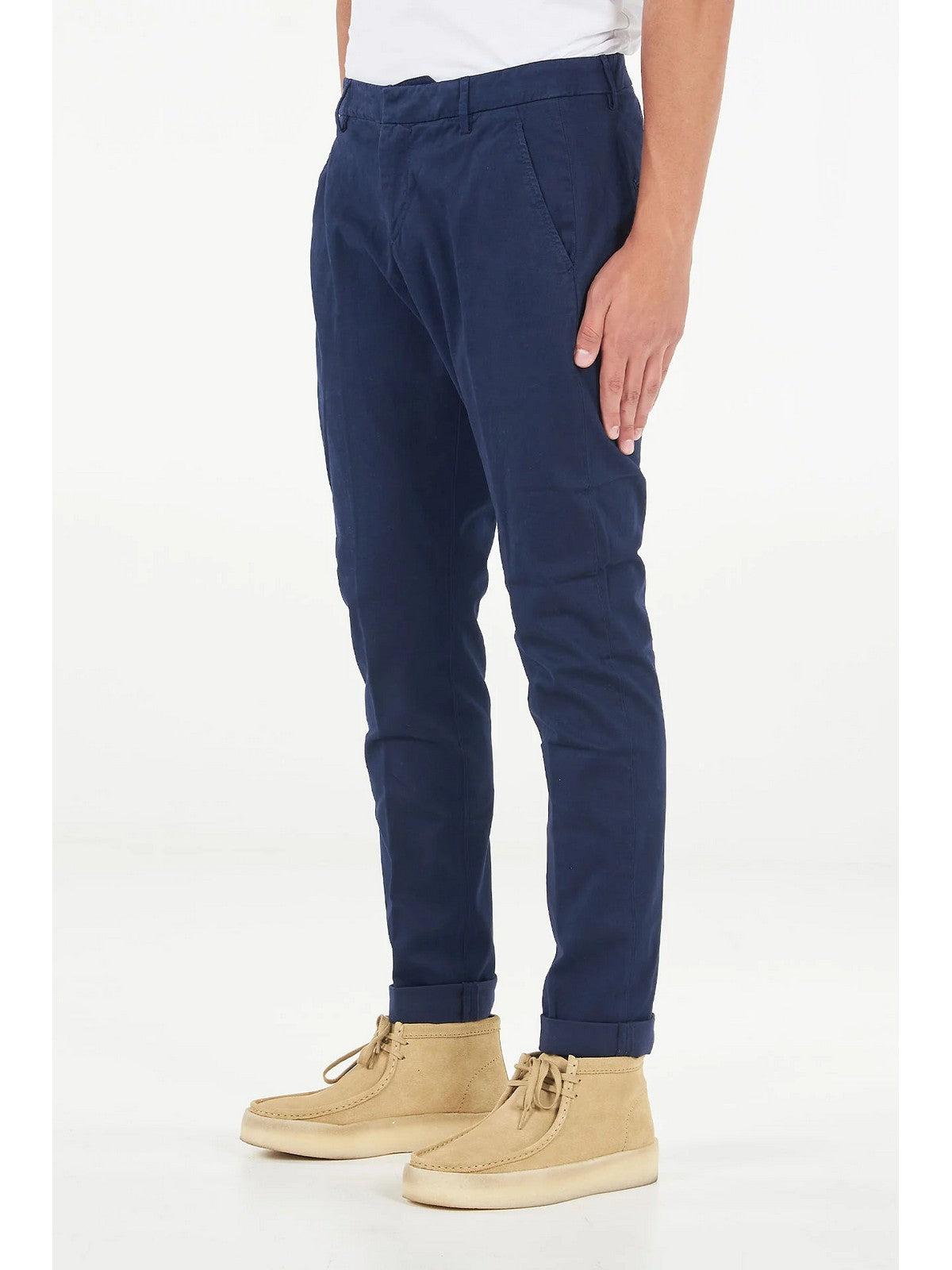 Pantalones Gaubert DONDUP para hombre UP235 GSE043U PTD 866 Azul - Rectos