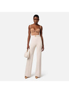 ELISABETTA FRANCHI Pantalone Donna PAT1541E2 193 Avorio - Stilato