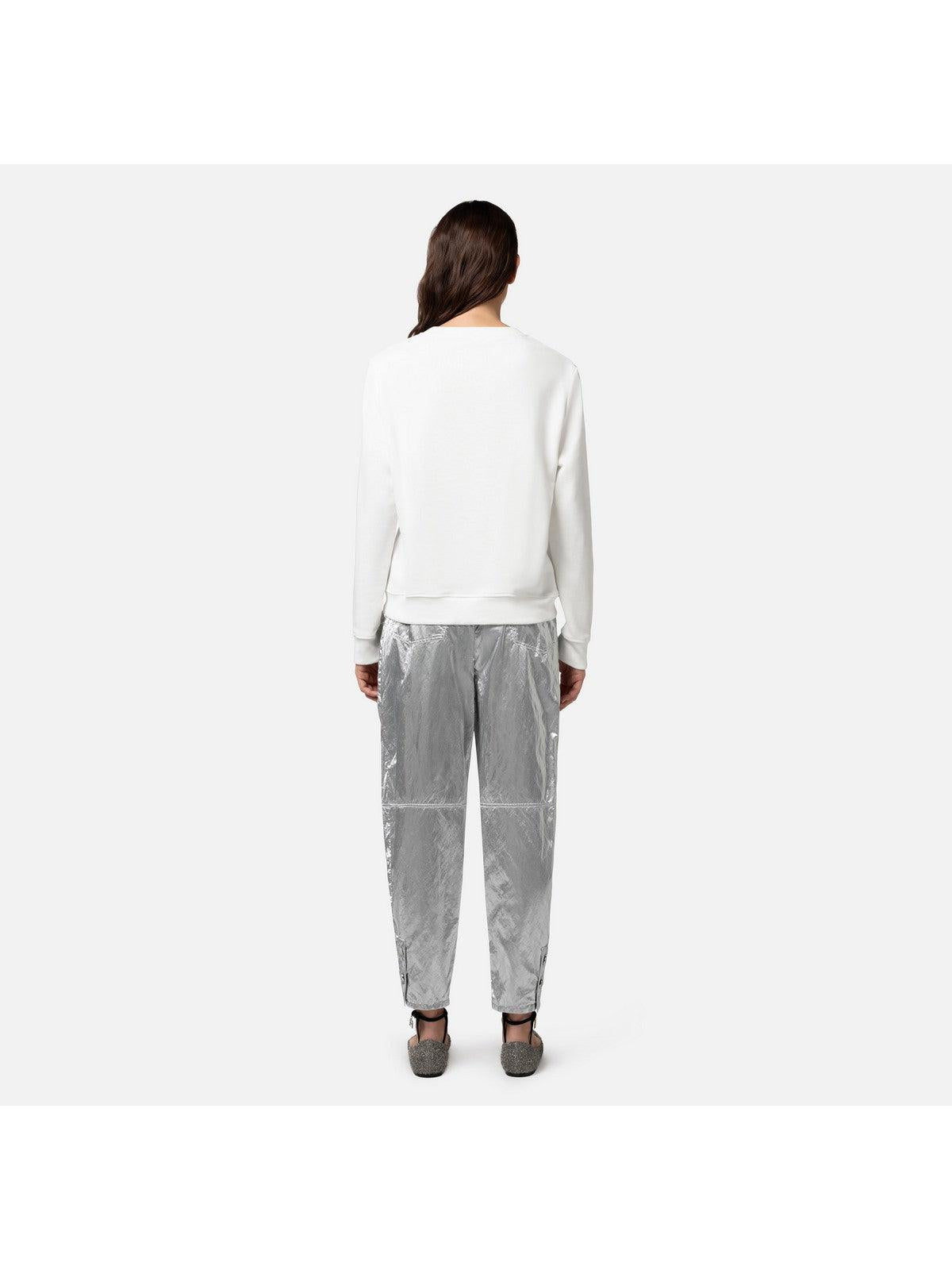 ELISABETTA FRANCHI Felpa Donna MD00241E2 360 Avorio - Stilato