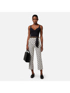 ELISABETTA FRANCHI Pantalone Donna PAS1641E2 E84 Avorio - Stilato
