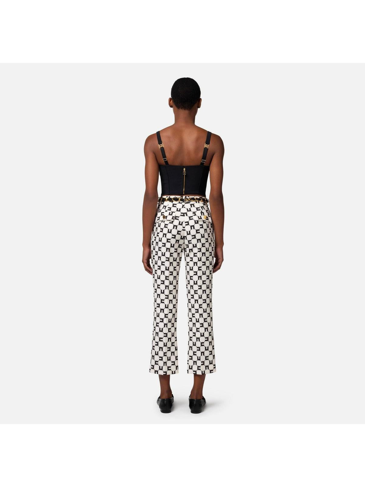 ELISABETTA FRANCHI Pantalone Donna PAS1641E2 E84 Avorio - Stilato