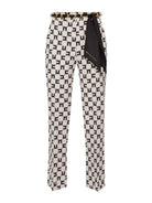 ELISABETTA FRANCHI Pantalone Donna PAS1641E2 E84 Avorio - Stilato