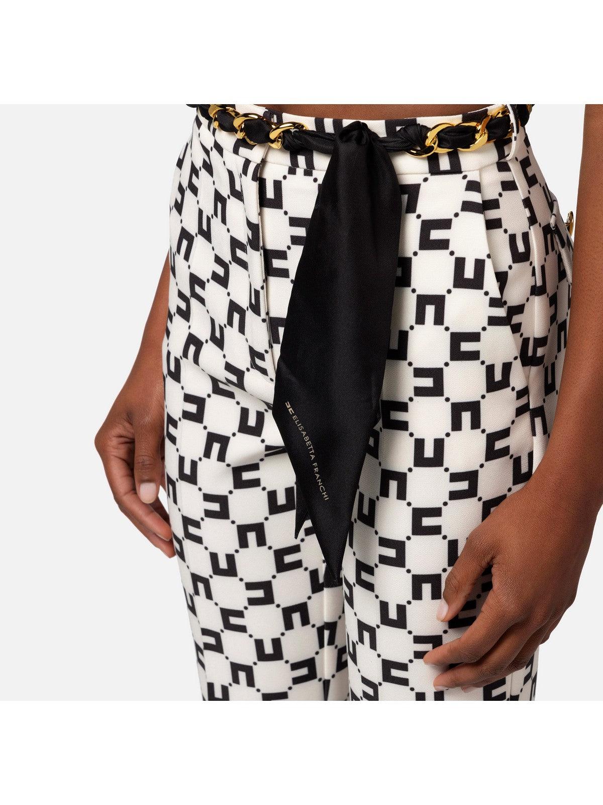 ELISABETTA FRANCHI Pantalone Donna PAS1641E2 E84 Avorio - Stilato