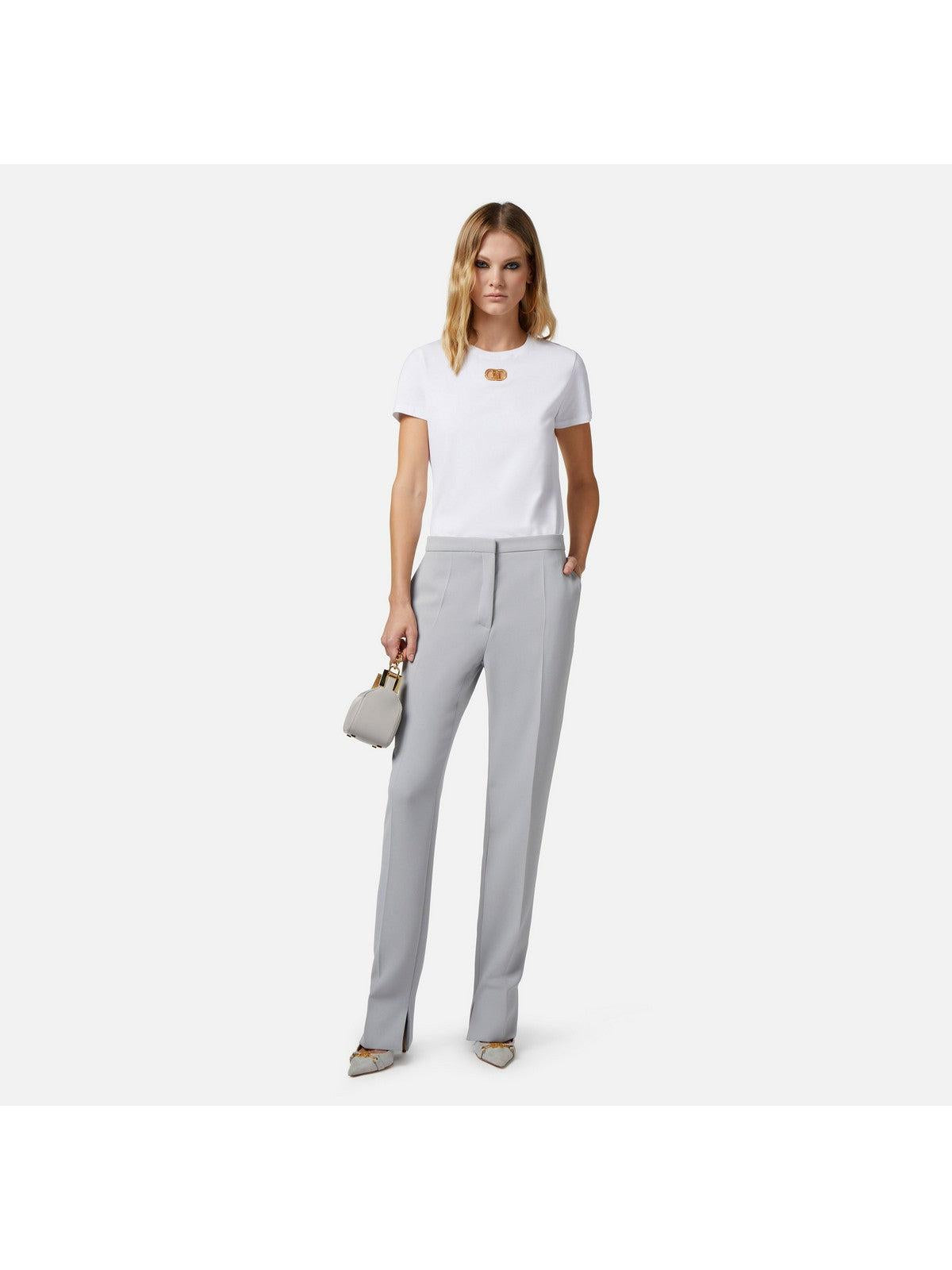 ELISABETTA FRANCHI T-Shirt e Polo Donna MA52N41E2 270 Bianco - Stilato