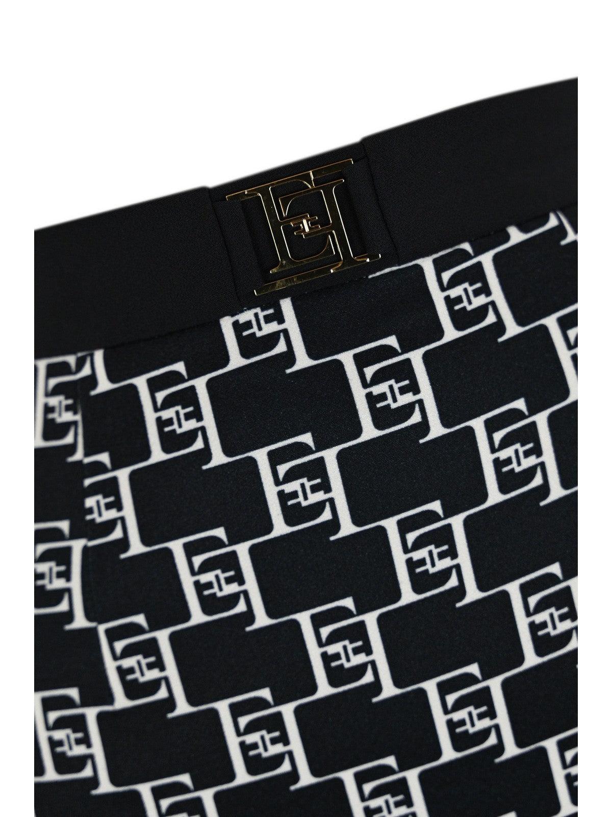 ELISABETTA FRANCHI Γυναικεία Φούστα GOS0341E2 685 Μαύρη - Ελαστική