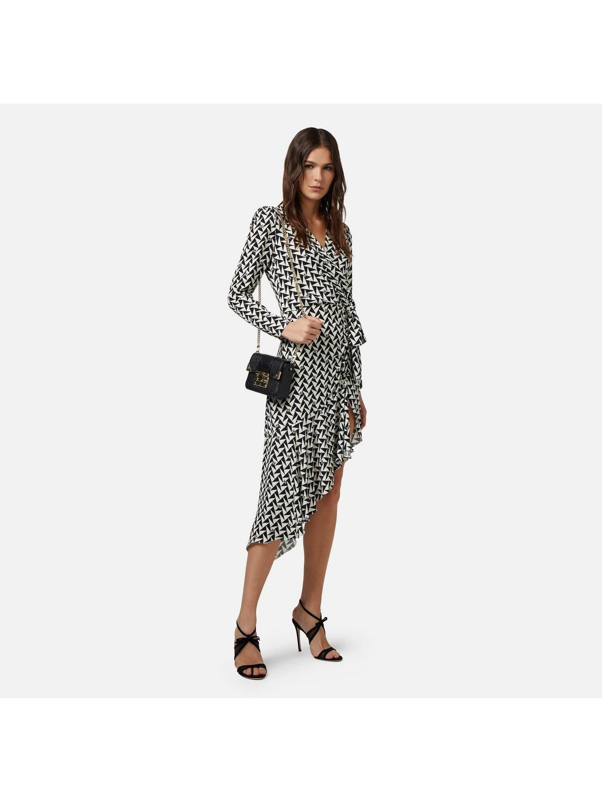 ELISABETTA FRANCHI Γυναικείο Φόρεμα ABS4442E2 685 Μαύρο - Στυλιζαρισμένο