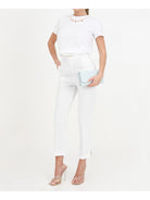 ELISABETTA FRANCHI Pantalón de mujer PA02341E2 360 Marfil - Elástico