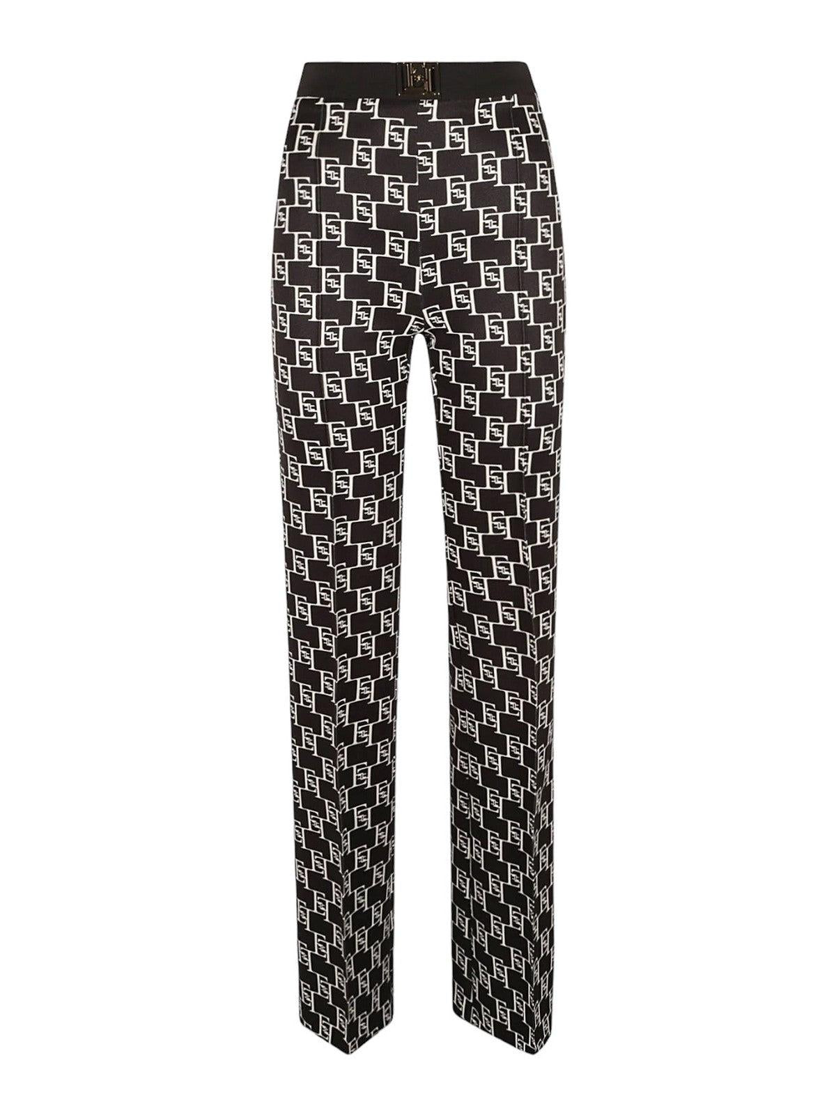 Pantalón de mujer ELISABETTA FRANCHI PAS1541E2 685 Negro - Elástico