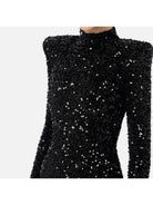 ELISABETTA FRANCHI Vestido de mujer AB55842E2 110 Negro - Estilo