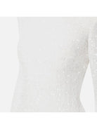 ELISABETTA FRANCHI Vestido de mujer AB55842E2 360 Marfil - Estilo