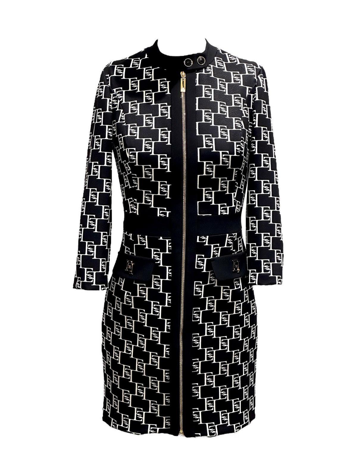 ELISABETTA FRANCHI Vestido de mujer AB53341E2 685 Negro - Estilo