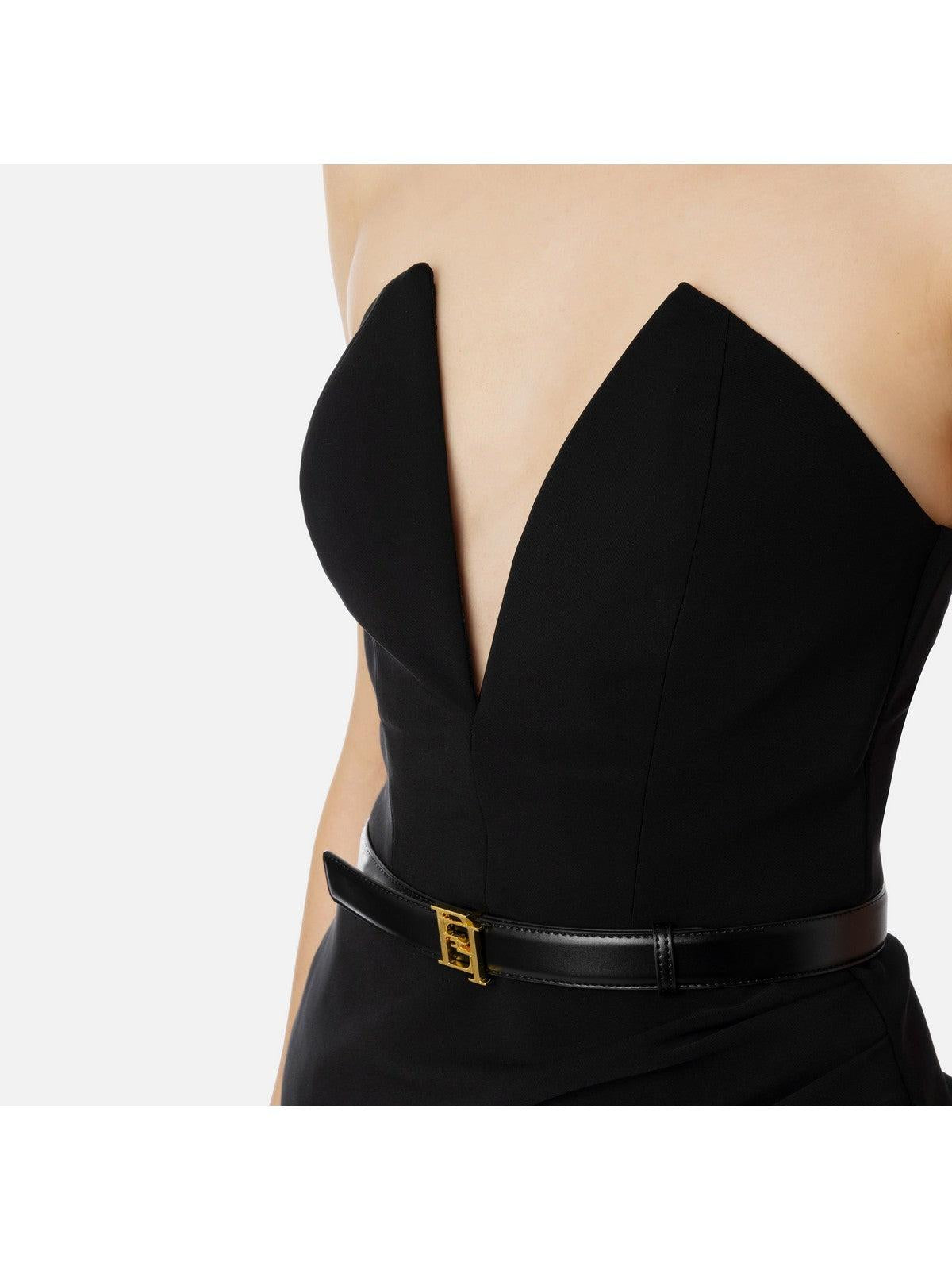 ELISABETTA FRANCHI Vestido de mujer AB64842E2 110 Negro - Estilo