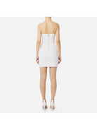 ELISABETTA FRANCHI Γυναικείο Φόρεμα AB64842E2 360 Ιβουάρ - Στυλιζαρισμένο