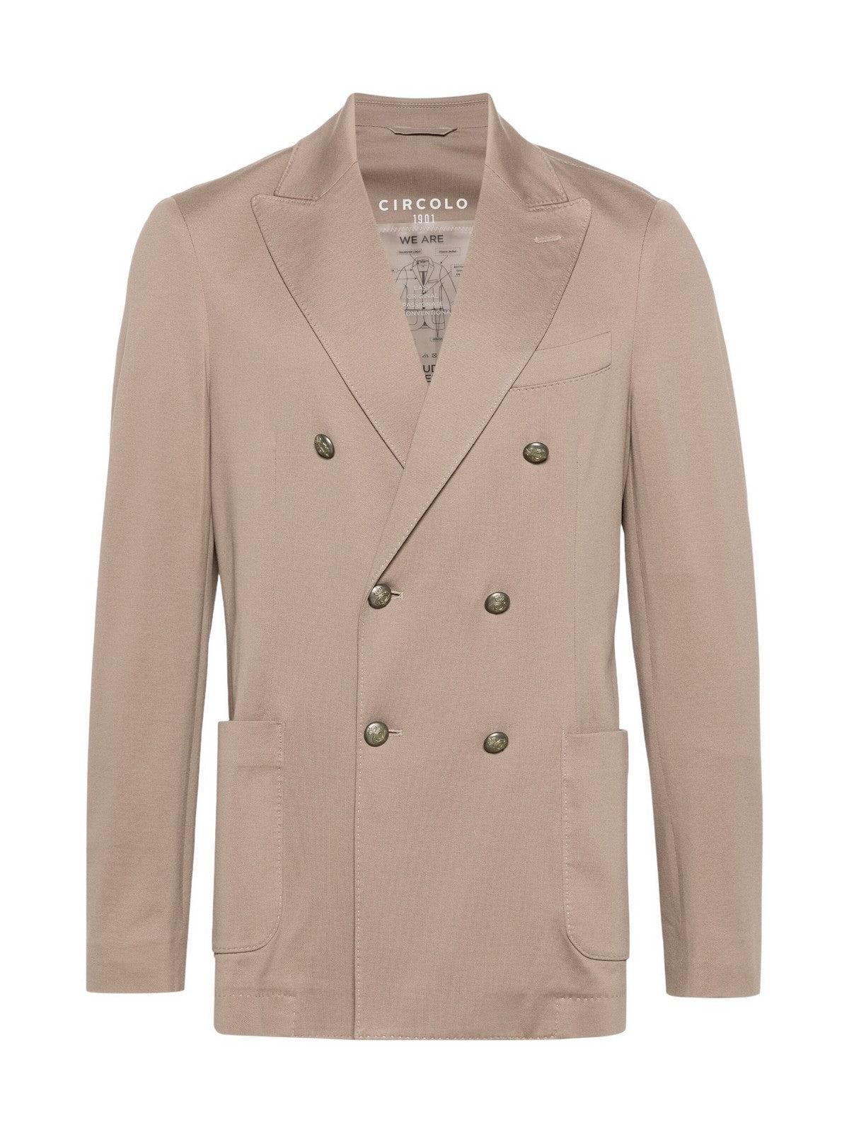 CIRCOLO 1901 Ανδρικό Μπουφάν CN4225 863 Καφέ - Στυλιζαρισμένο