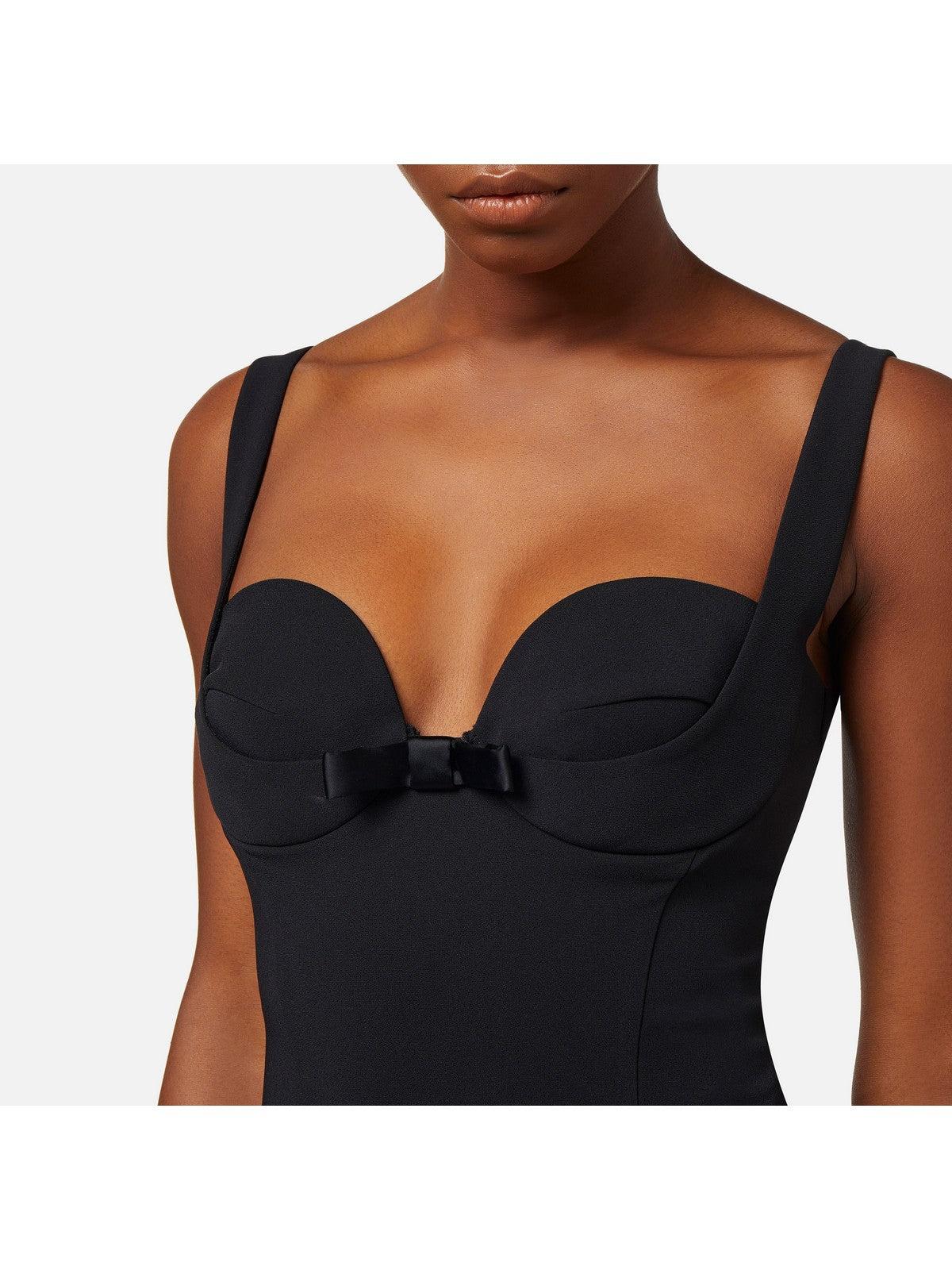 ELISABETTA FRANCHI Γυναικείο Φόρεμα AB65542E2 110 Μαύρο - Στυλιζαρισμένο